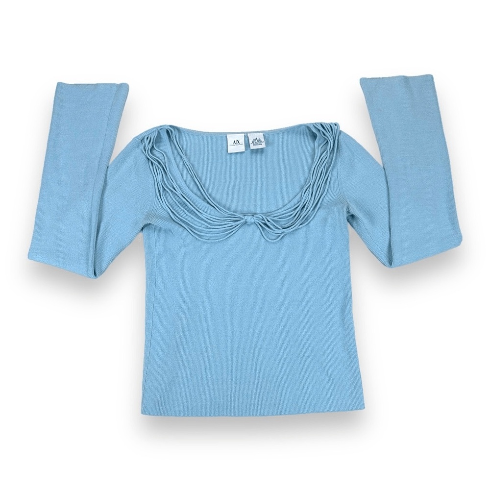 Armani Exchange Top‎ Womens Size Small S Blue